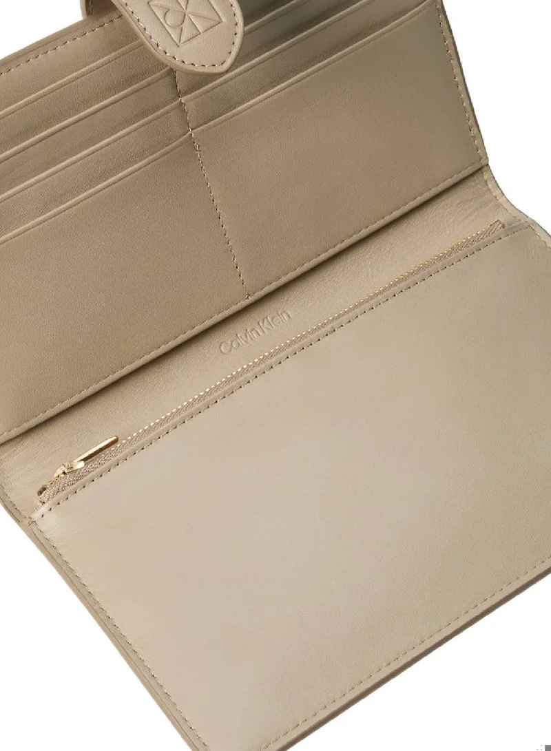 CALVIN KLEIN Nappa Leather RFID Passport Wallet